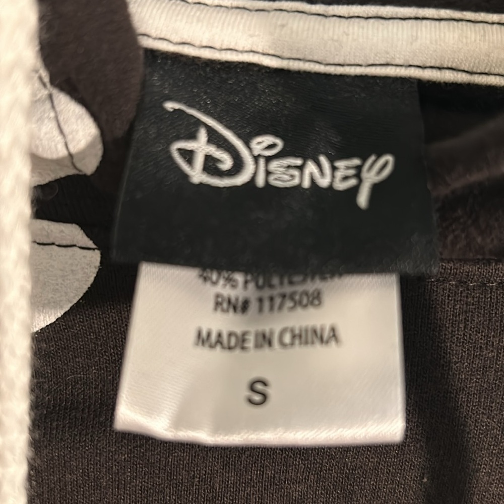 NWT Disney Mickey Mouse Women’s Black Hoodie Sweatshirt, size small - Picture 4 of 5